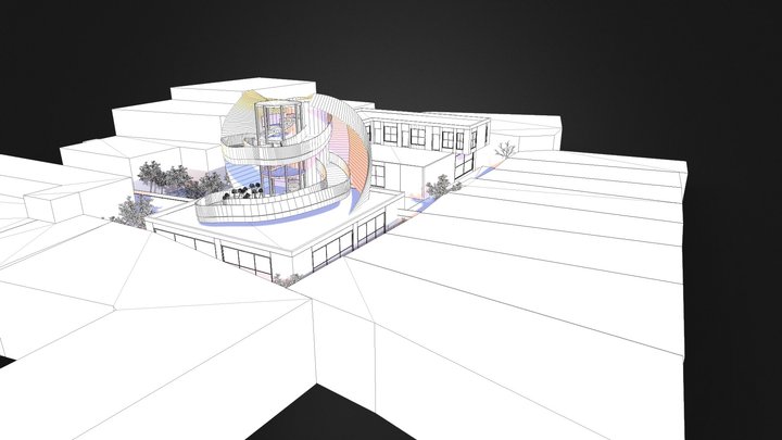 Artist Residency for Fasion Designer - ARCH498 3D Model
