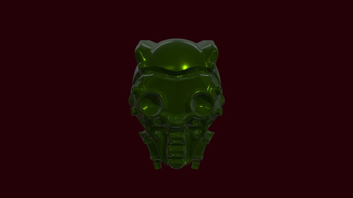 Mask Concept Obj 3D Model