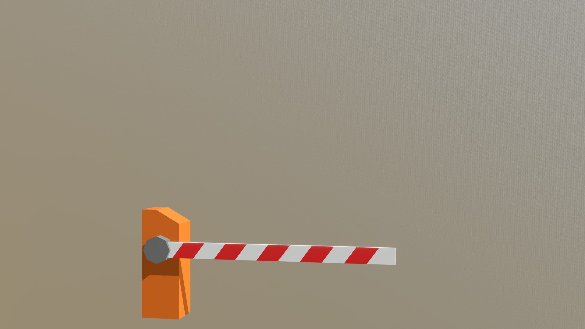 Low Poly Vehicle Barrier