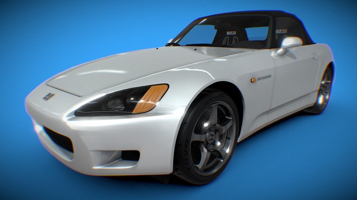 Honda S2000 – Kostenloses 3D-Modell STL