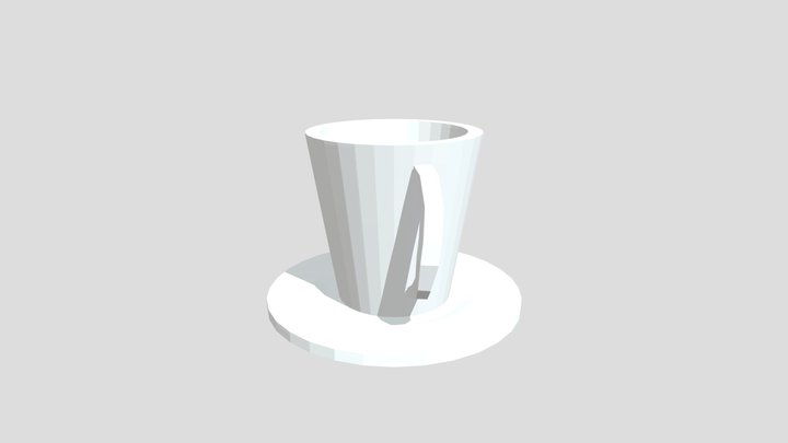Tea Cup 3D Model