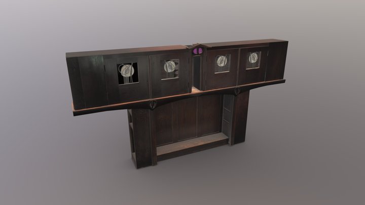 Bookcase for Windyhill - MC/F/032 3D Model