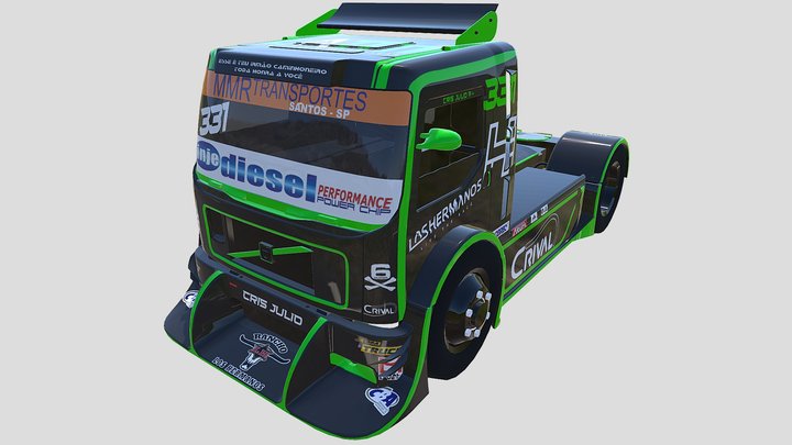 LOS HERMANOS CAMINHÃO 3D Model