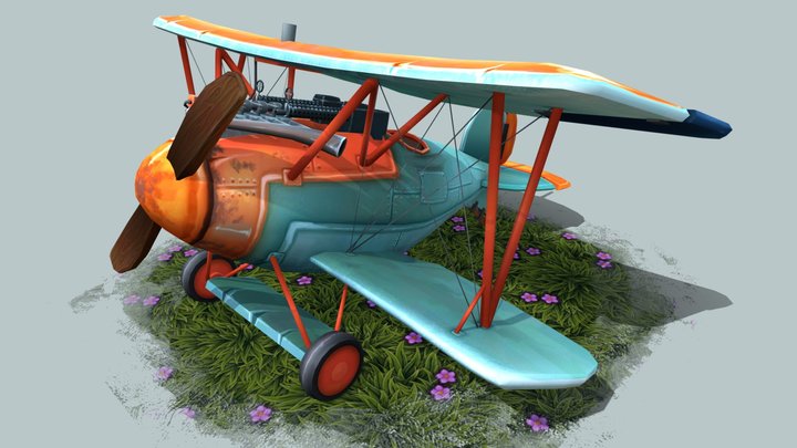 Flying Circus Plane | DAE Assignment 3D Model
