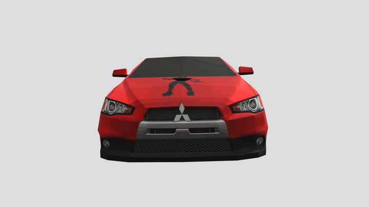 2008 Mitsubishi Lancer Evolution X – Modello 3D gratuito STL