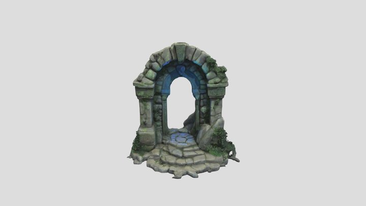 Ancient Portal 3D Model
