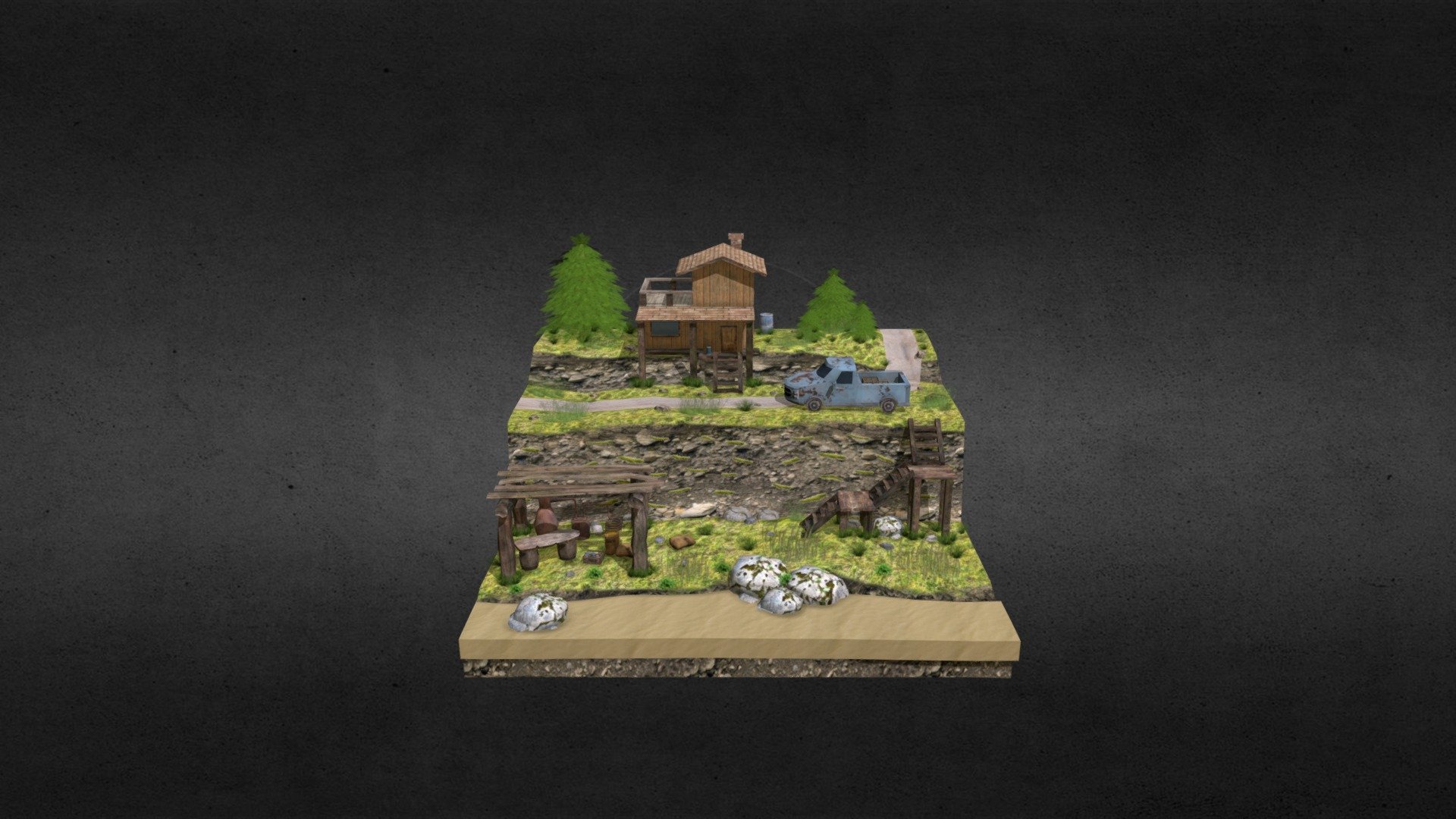 Diorama End Assignment 1DAE_GD08_DelangheNiels
