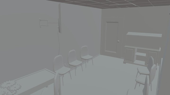 Waiting Room Project 3D Model