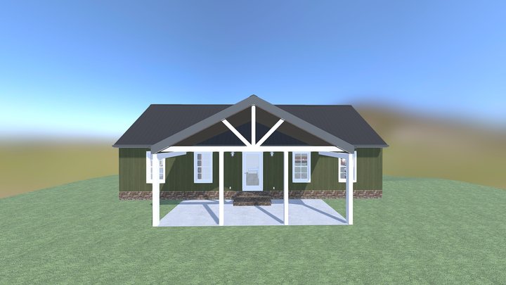 Custom Small Home Design 3D Model