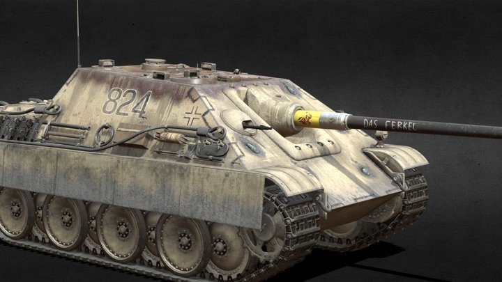 Jagdpanther G1 3D Model