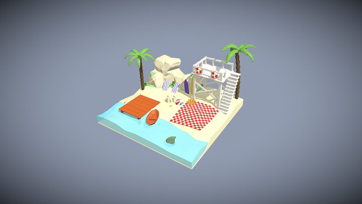 Island 3D Model