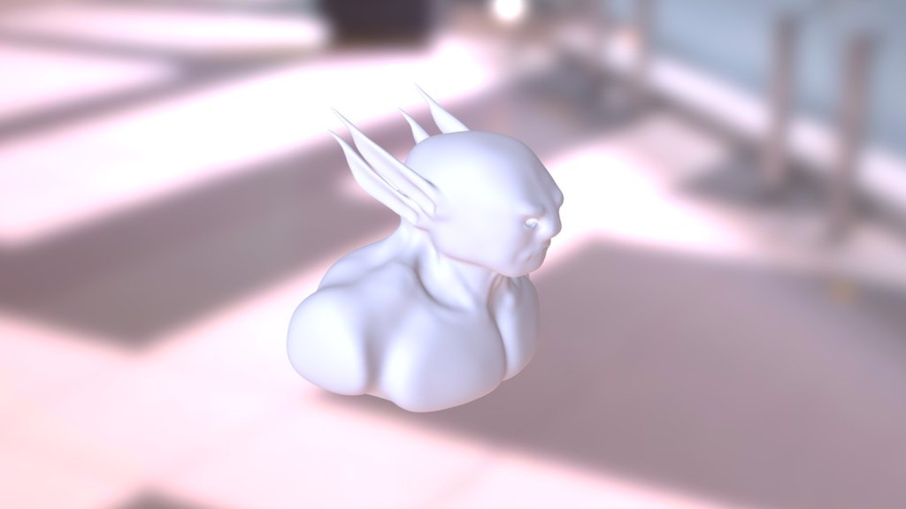 Student Project_3D Character Bust