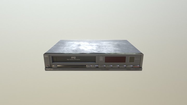 Old School VCR 3D Model