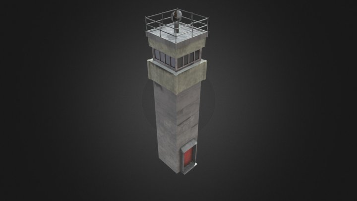 BT-9 Berlin Watch Tower 3D Model