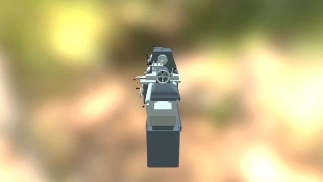 Lathe 3D Model