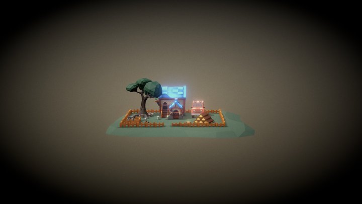 Granjita taller - Diana 3D Model