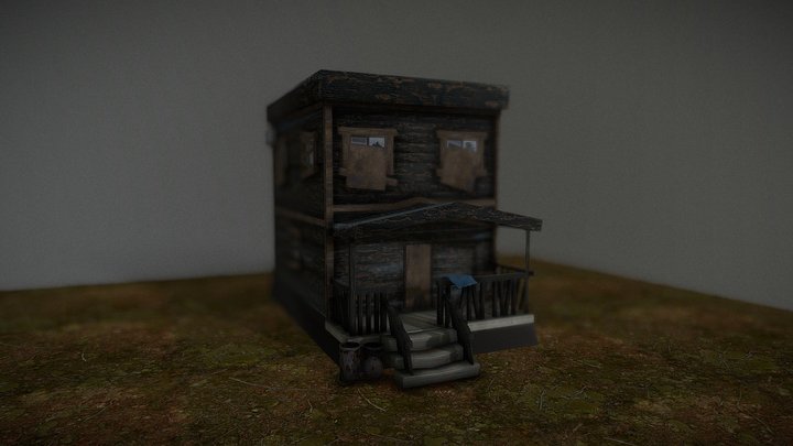 Abandoned Suburban House – Modelo 3D gratuito STL