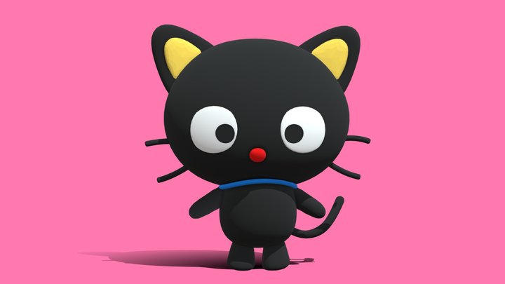 Chococat Character 3D Model