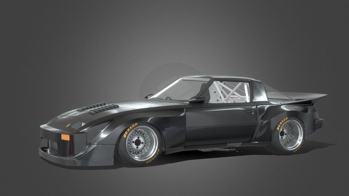 RX-7 SA22C ‘Black Swan’ 3D Model