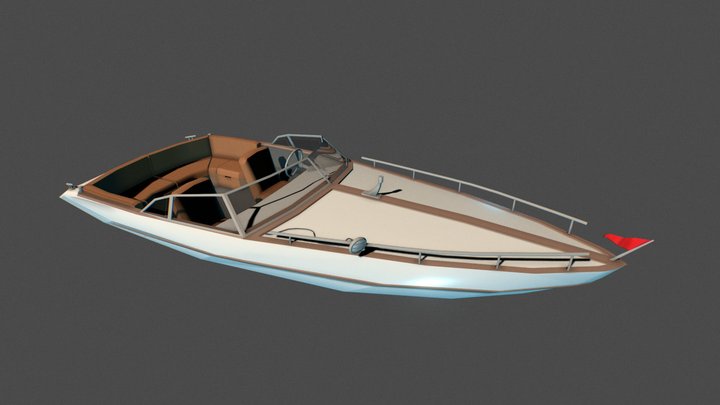 Small boat 3D Model