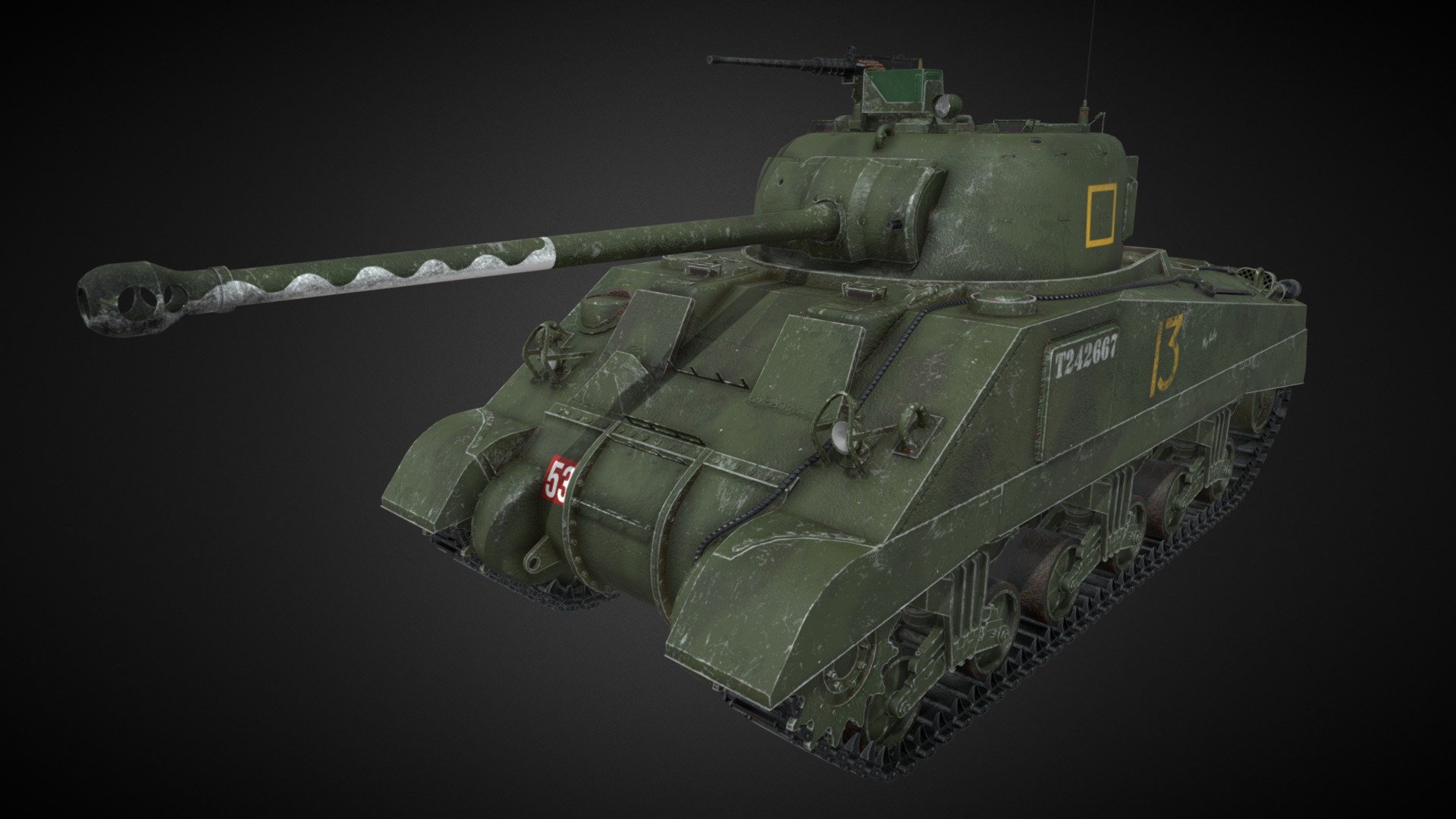 M4 Sherman Firefly (3D Printed) x5