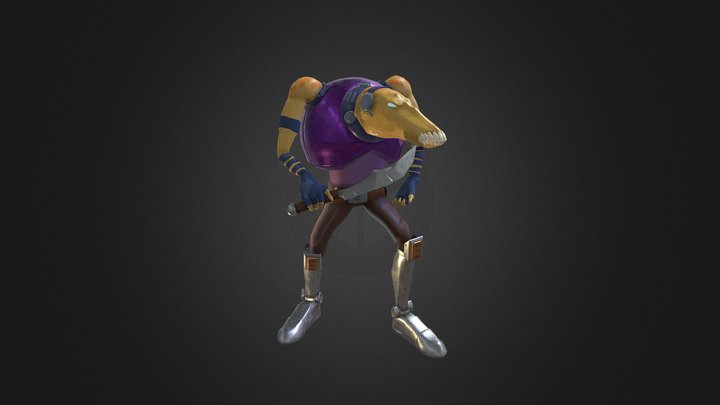 CT6035 Character animation 3D Model