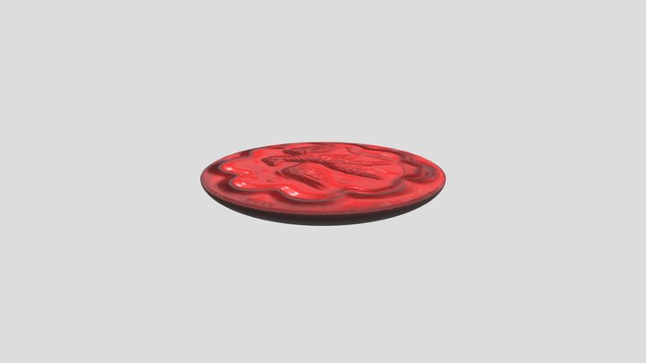 Abbey wax seal 3D Model