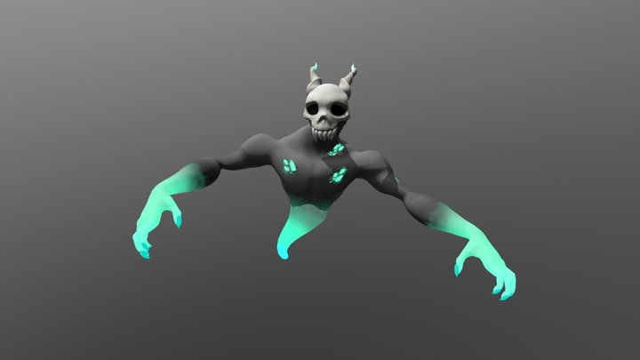 Spectral Ghoul character model 3D Model