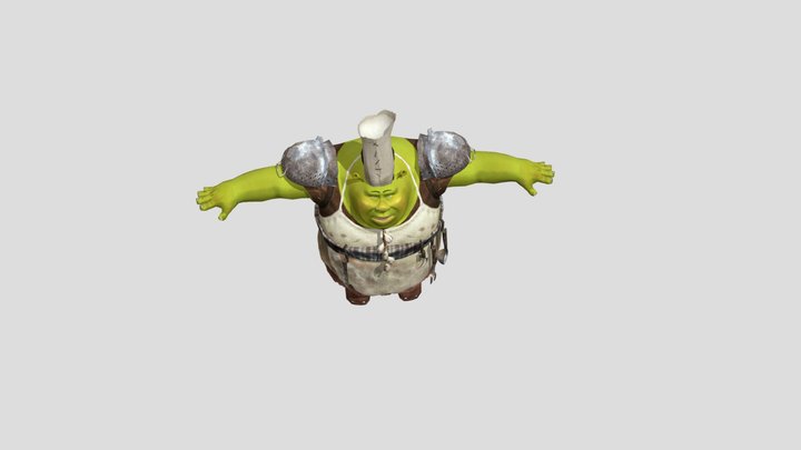 PC _ Computer - Shrek Forever After - Characters 3D Model