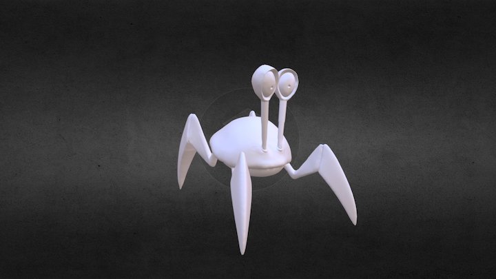 Crab revised pose 3D Model