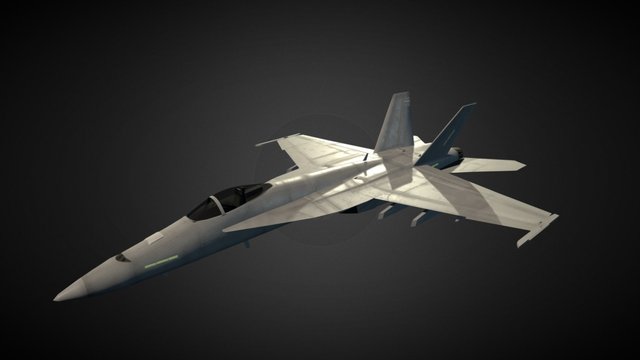 F-18E Super Hornet 3D Model