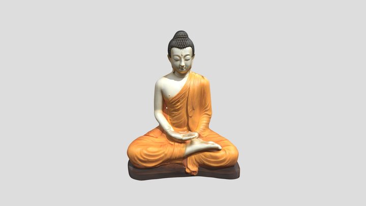 Buddha Serenity 3D Model
