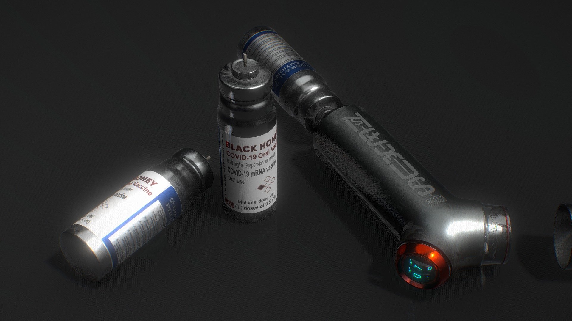 COVID-19 Oral Vaccine Inhaler Prototype