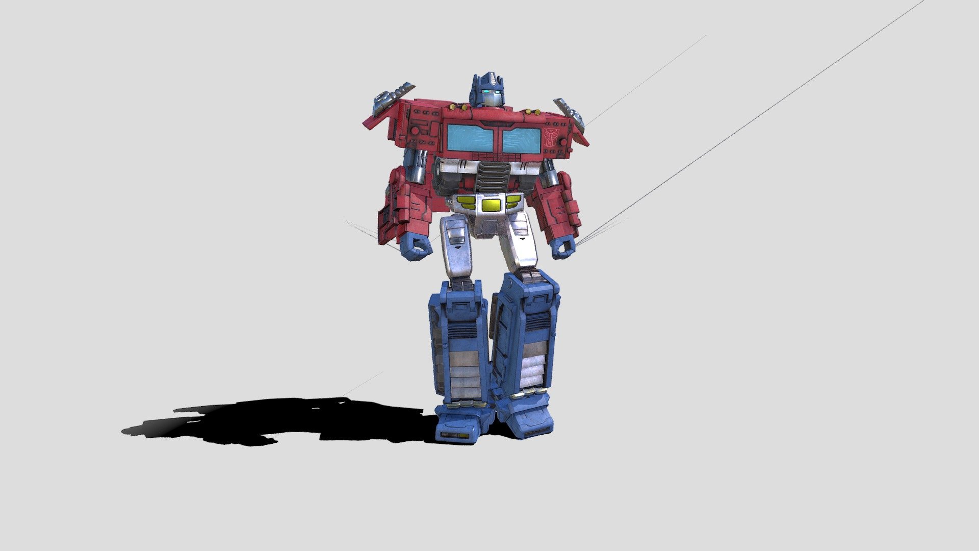 Transformers Optimus Prime Bumblebee Movie ver 3D model rigged