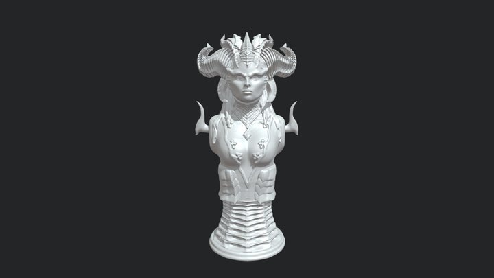 Lilith bust 3D Model