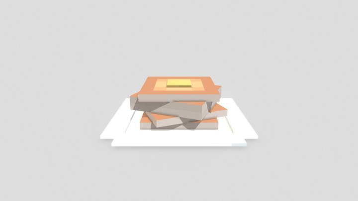 Pancakes 3D Model