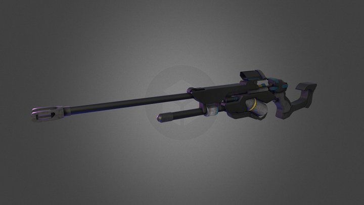 Ana's Biotic Rifle 3D Model