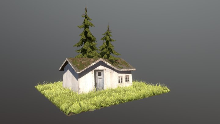 Abandoned House 3D Model