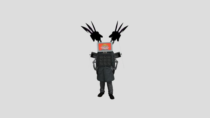 tv_man_titan 3D Model