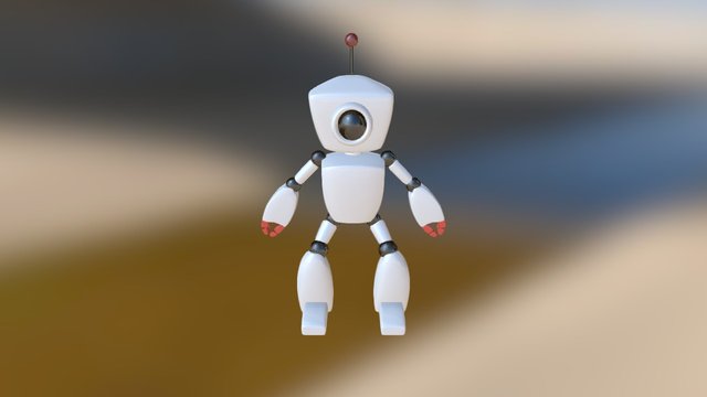 Robot surface 3D Model