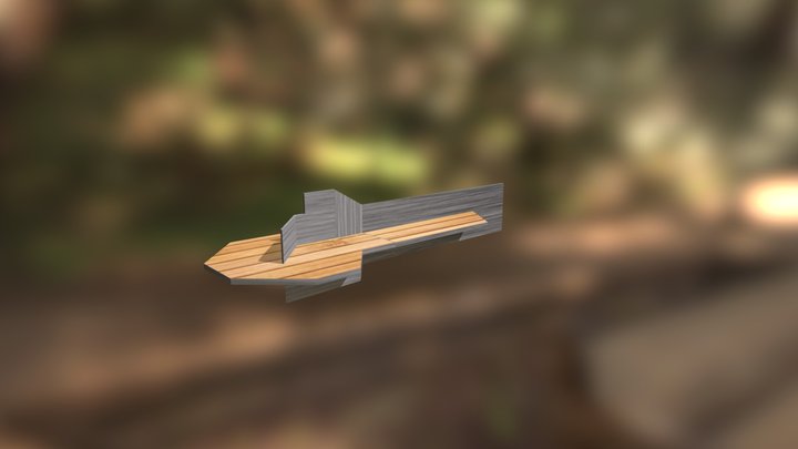 Final_Abstract_Bench 3D Model