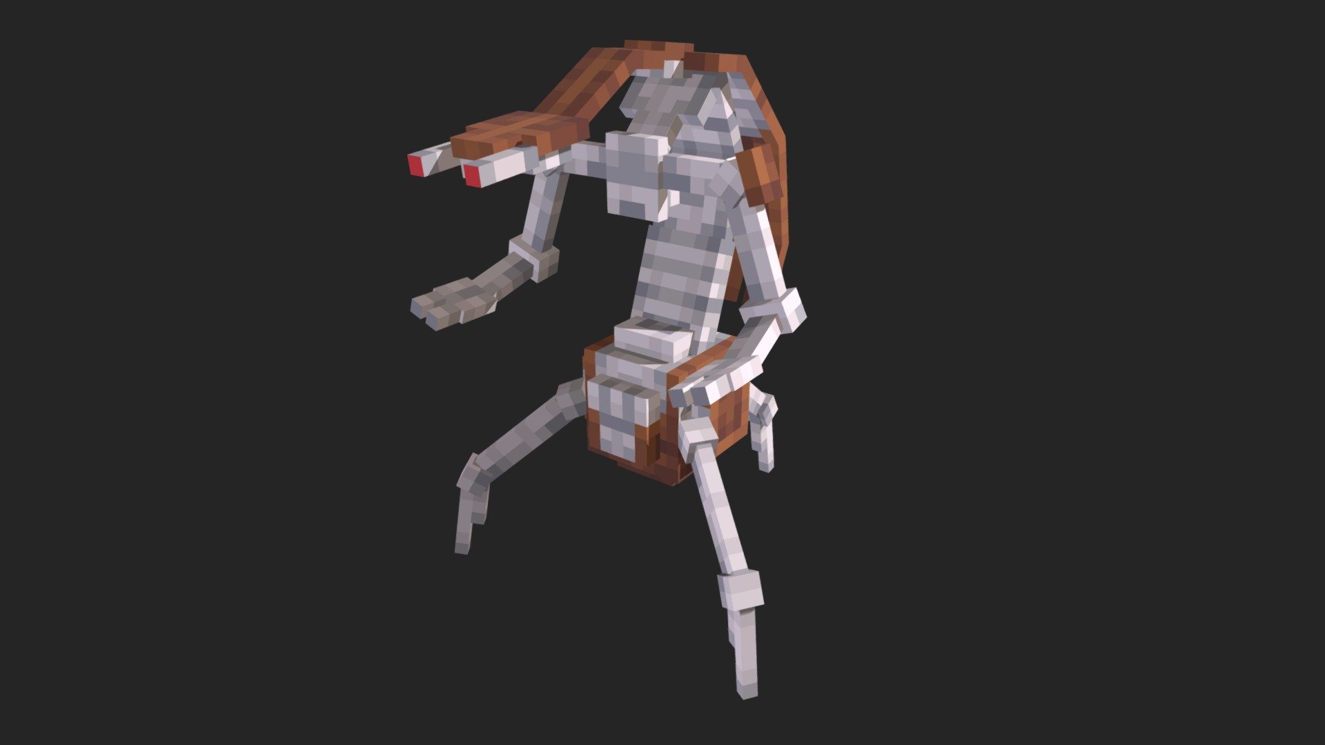 Minecraft Droideka - Download Free 3D model by ...