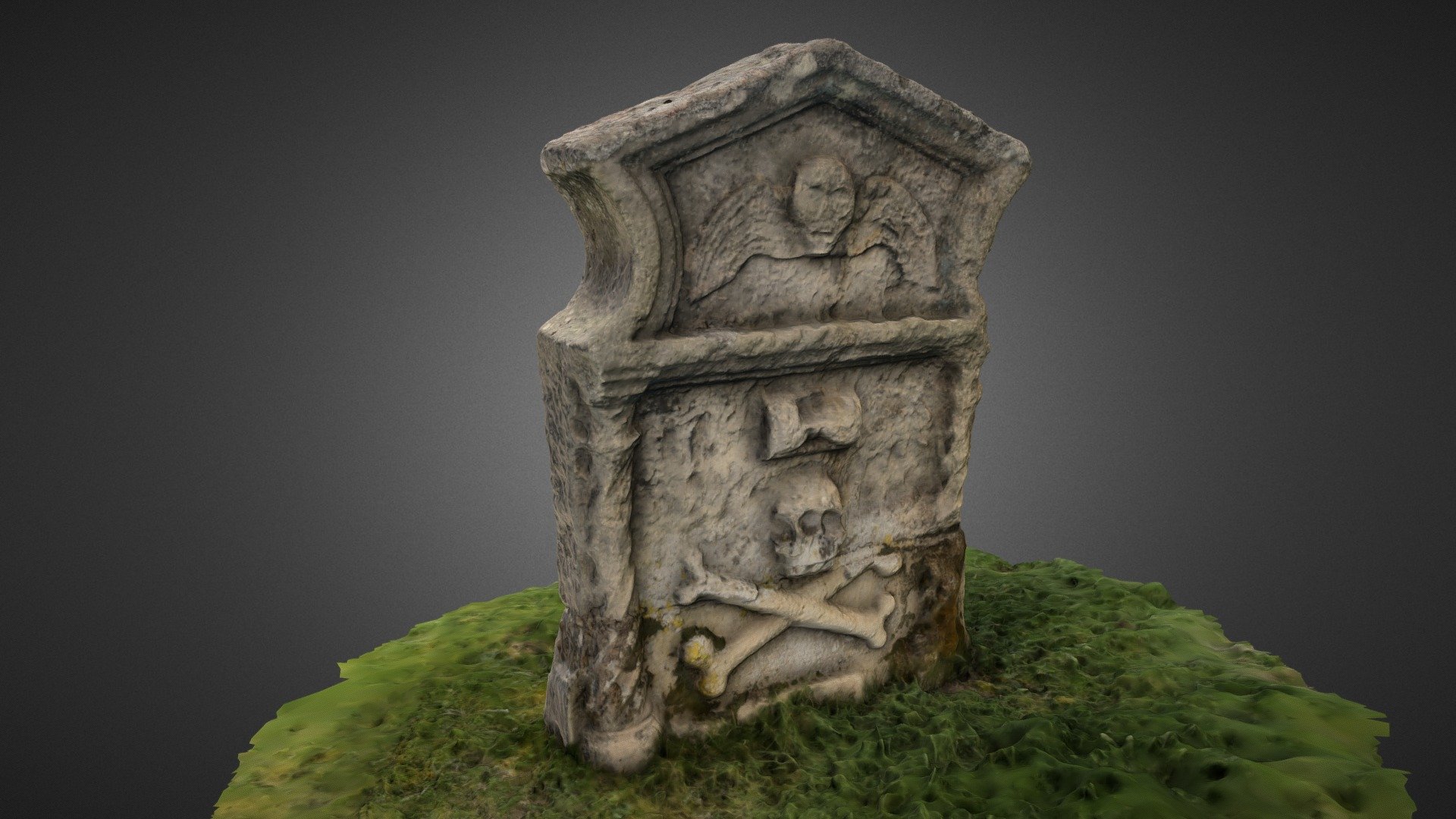 Gravestone within Crichton Collegiate Church
