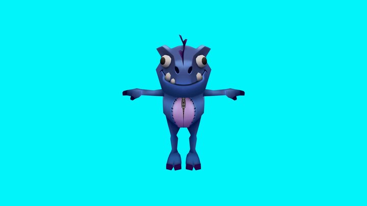Mobile - Subway Surfers - Dino 3D Model