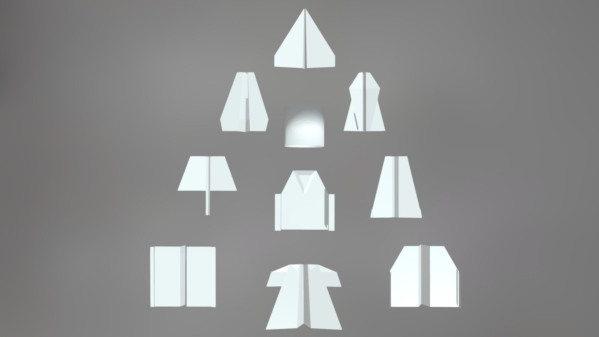 Paper Airplanes — Sketchfab embed 3D viewer