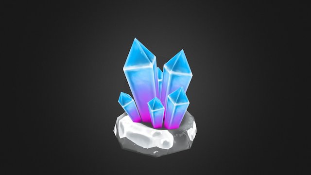 Ice Crystal 3D Model
