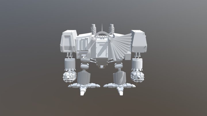 Dreadnought 40K 3D Model