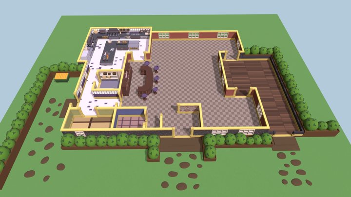 Restoraunt 3D Model