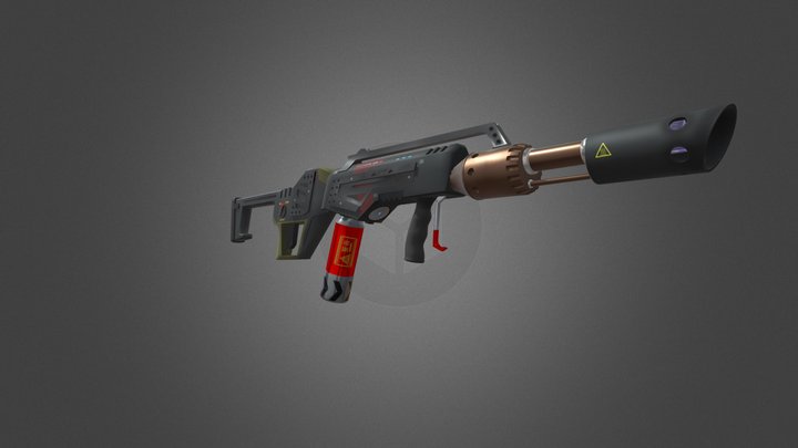 Flamethrower 3D Model