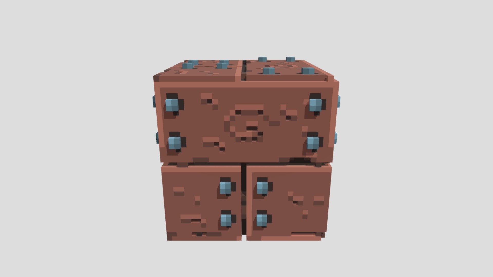 Wooden nailed box